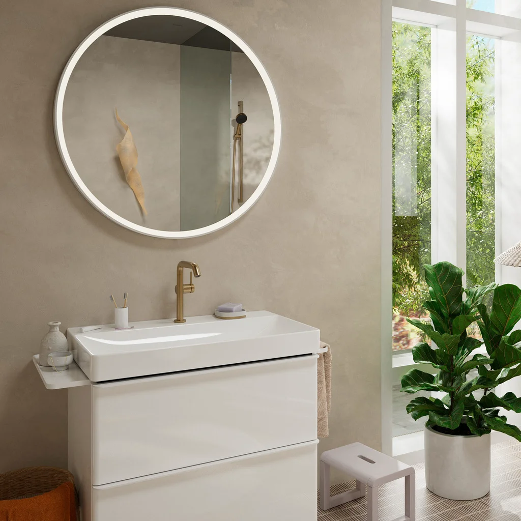 Hansgrohe Tecturis S Einhebel-Waschtischmischer 210 Fine CoolStart, Brushed Bronze, Ausladung 154 mm, Auslaufhöhe 187 mm Hansgrohe Tecturis S Einhebel-Waschtischmischer 210 Fine CoolStart, Brushed Bronze, Ausladung 154 mm, Auslaufhöhe 187 mm