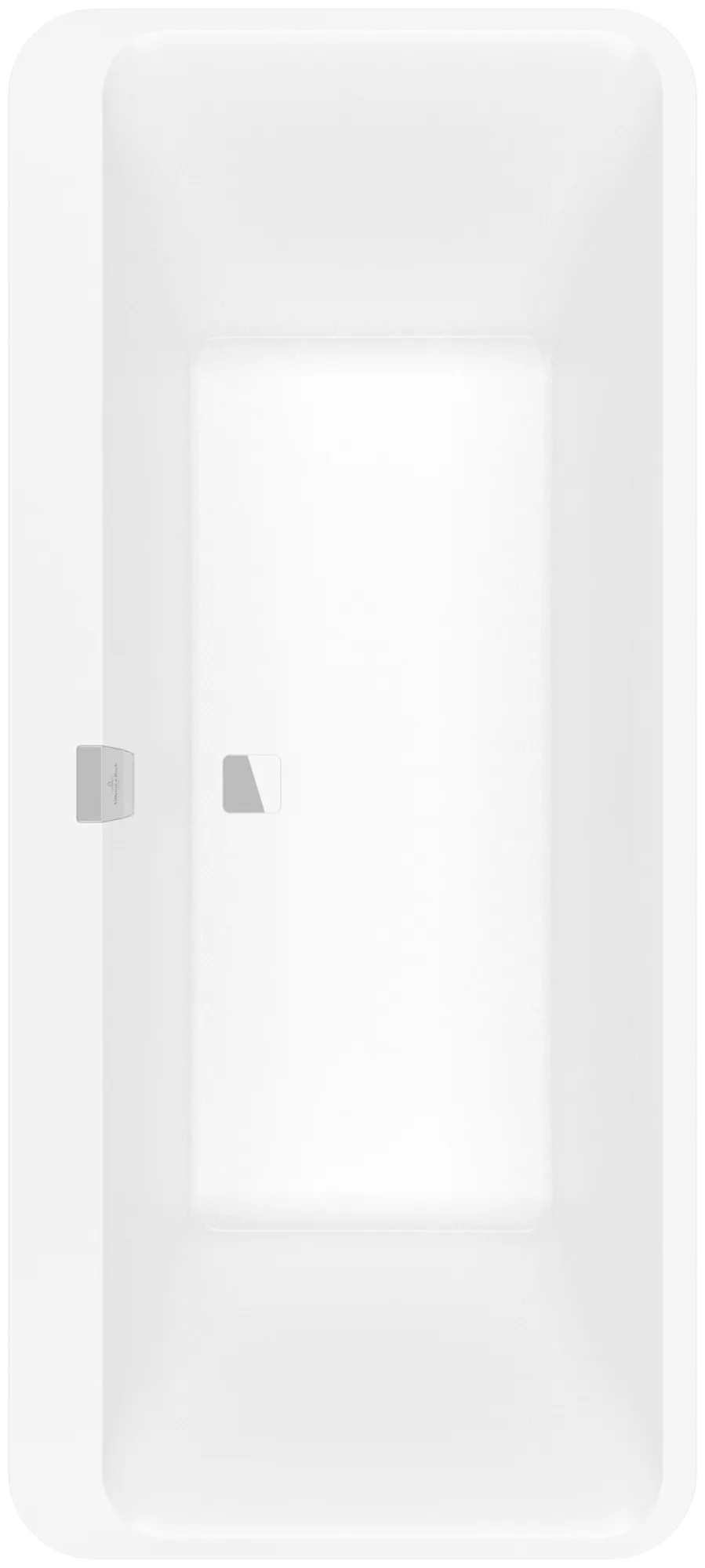 Villeroy & Boch Badewanne Squaro Edge 12 freistehend Stone White 1800 x 800 mm Höhe 620 mm Innentiefe 450 mm Quaryl glänzend Mittelablauf Villeroy & Boch Badewanne Squaro Edge 12 freistehend Stone White 1800 x 800 mm Höhe 620 mm Innentiefe 450 mm Quaryl glänzend Mittelablauf