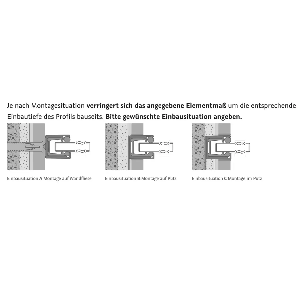 HSK Duschabtrennung Walk-In Glaselement Frontelement-Wandanschlussprofil für bauseitigen Einbau vorab inkl. Keder, Dichtschnur und Stabilisationsbügel „Walk In Pro“ Glas Mattglas, Profile Chromoptik (Alu Hochglanz poliert), H: 2000 mm
