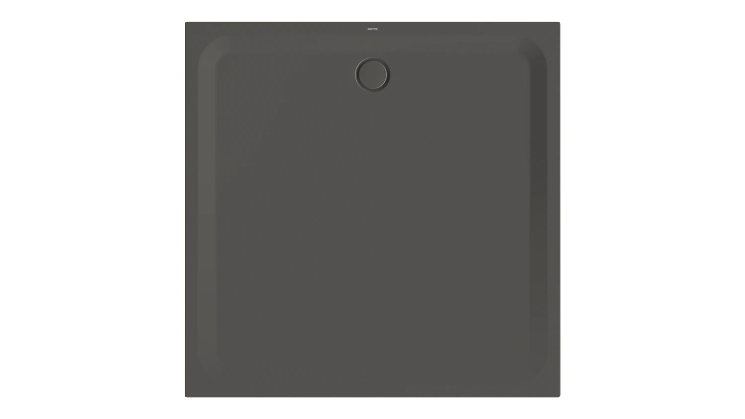 Bette quadrat Duschwanne „BetteUltra“ 1500 × 1500 mm mit BetteAntirutsch Pro, ohne Oberflächenveredelung, mit Minimum-Wannenträger, in Anthracite Bette quadrat Duschwanne „BetteUltra“ 1500 × 1500 mm mit BetteAntirutsch Pro, ohne Oberflächenveredelung, mit Minimum-Wannenträger, in Anthracite