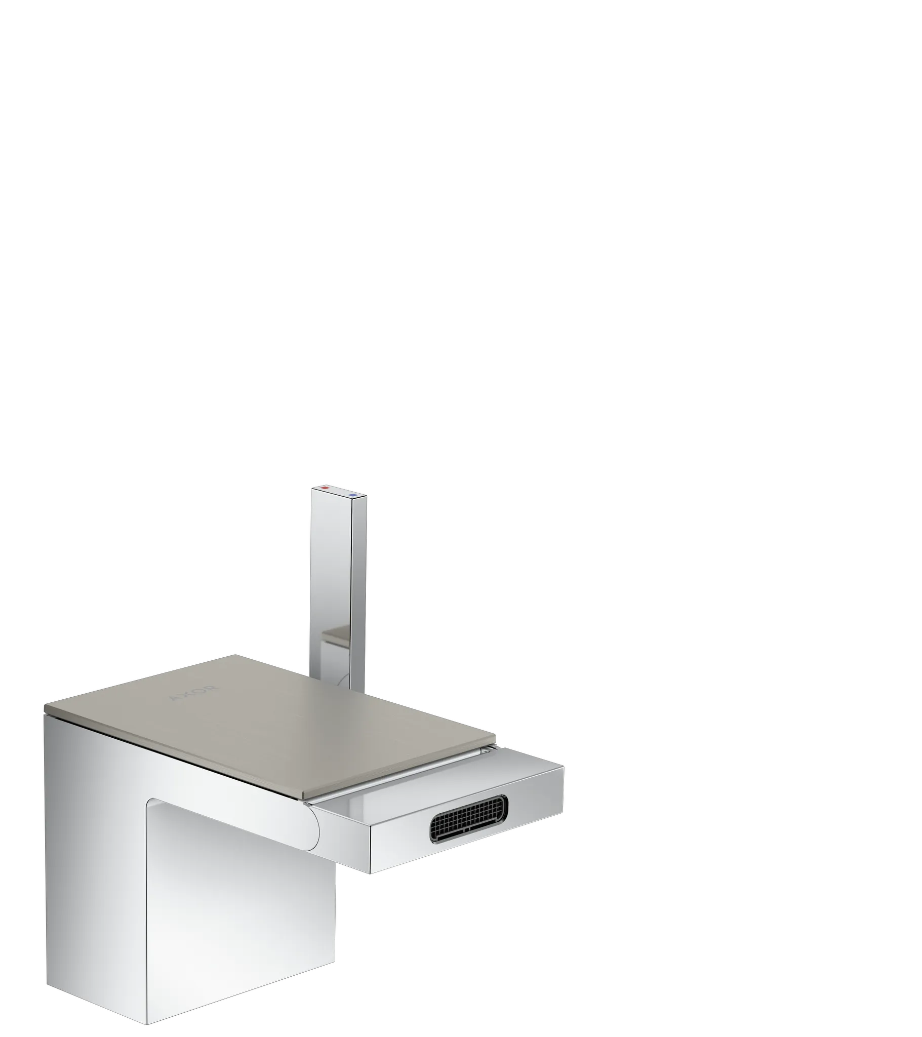 Hansgrohe AXOR MyEdition Einhebel-Bidetmischer mit Push-Open Ablaufgarnitur, Chrom Hansgrohe AXOR MyEdition Einhebel-Bidetmischer mit Push-Open Ablaufgarnitur, Chrom