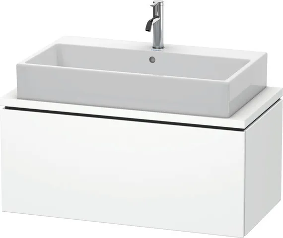 Duravit Waschtischunterschrank wandhängend „L-Cube“ 92 × 40 × 47,7 cm Weiß Matt Duravit Waschtischunterschrank wandhängend „L-Cube“ 92 × 40 × 47,7 cm Weiß Matt