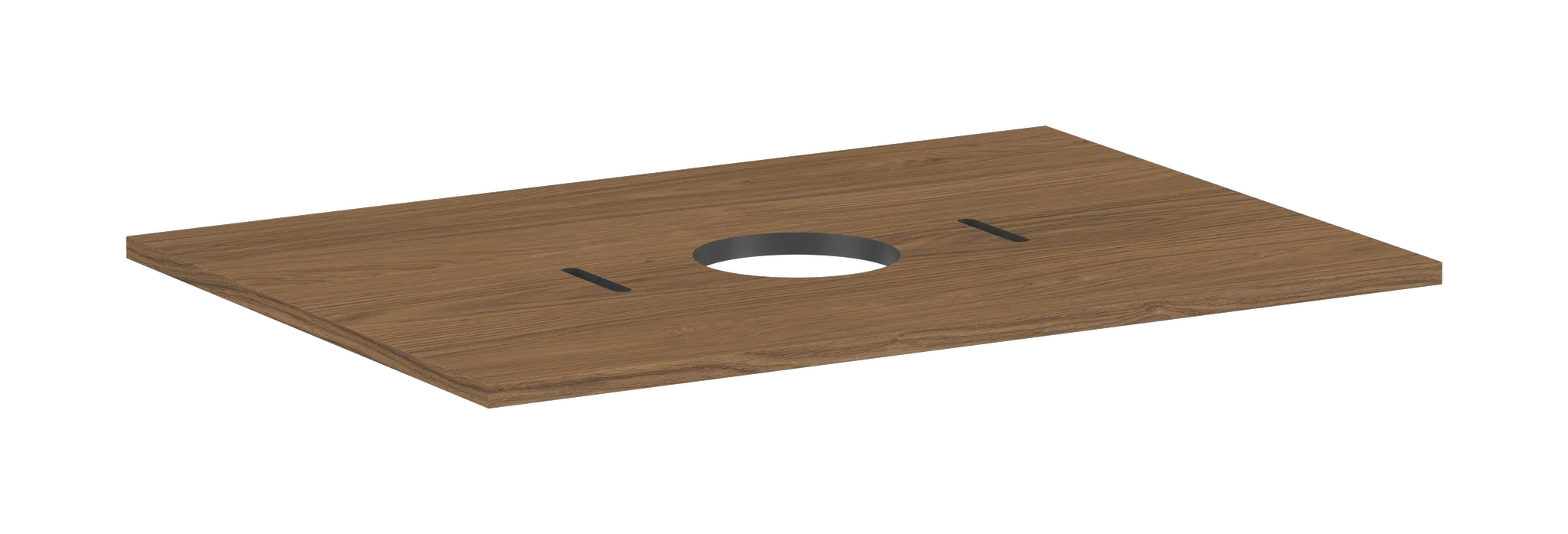 Xilesa E Konsole 780/550 mit Ausschnitt mittig für Ausatzwaschtisch ohne Hahnloch, Eiche Kaschmir Xilesa E Konsole 780/550 mit Ausschnitt mittig für Ausatzwaschtisch ohne Hahnloch, Eiche Kaschmir