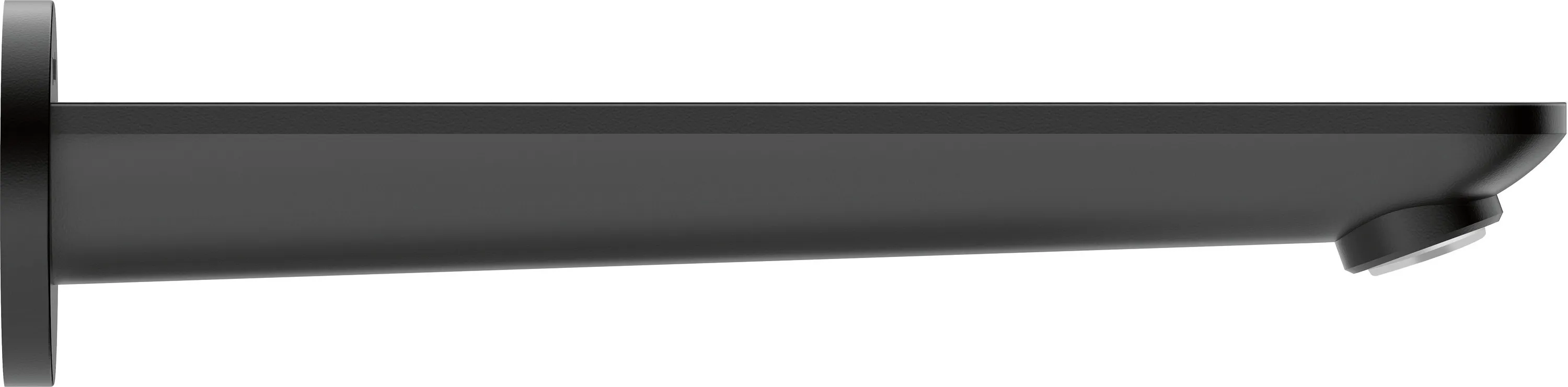 Auslauf für Armaturen „Wave“ in Schwarz (matt)