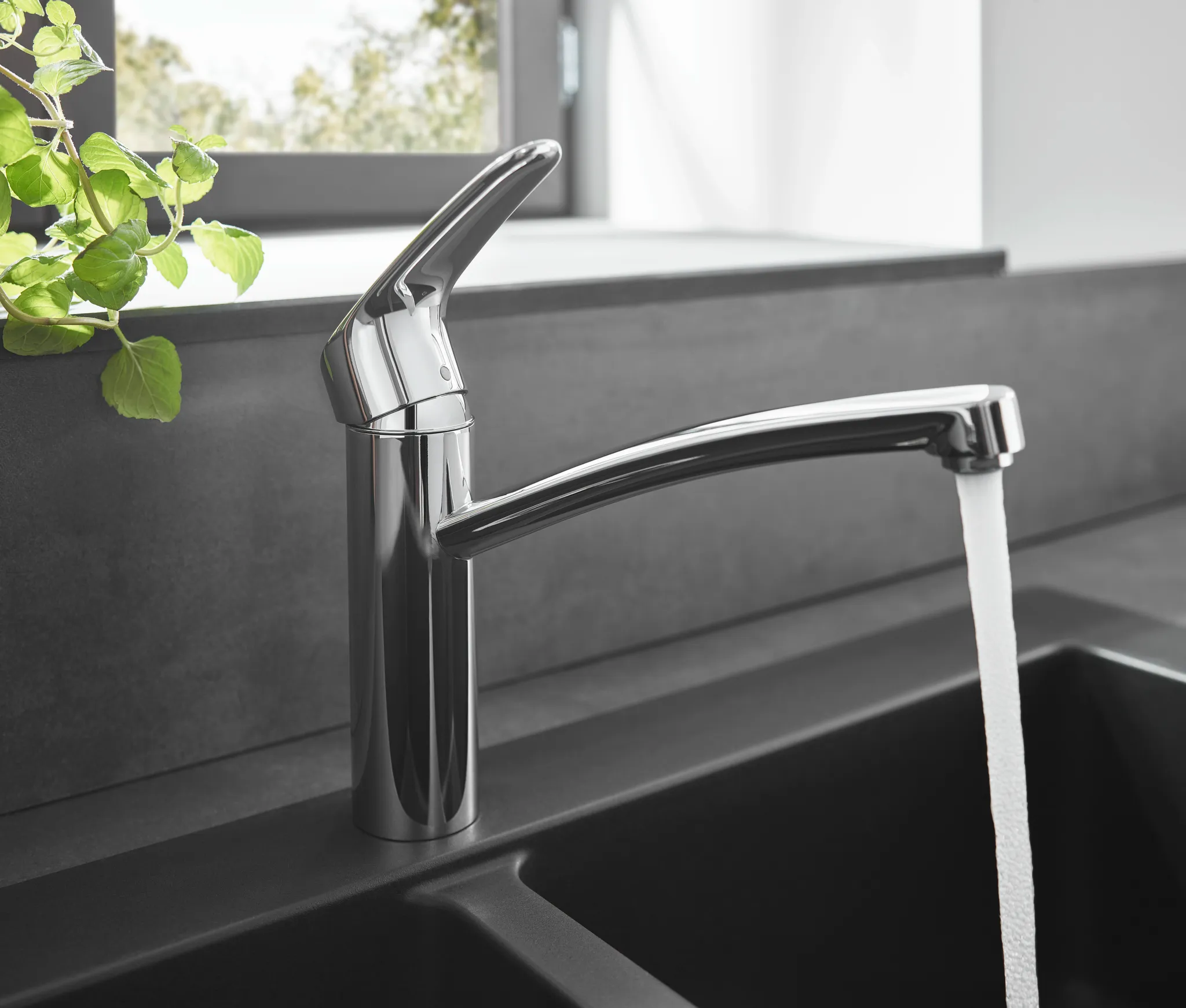 Focus M41 Einhebel-Küchenmischer 160, Eco, 1jet Chrom