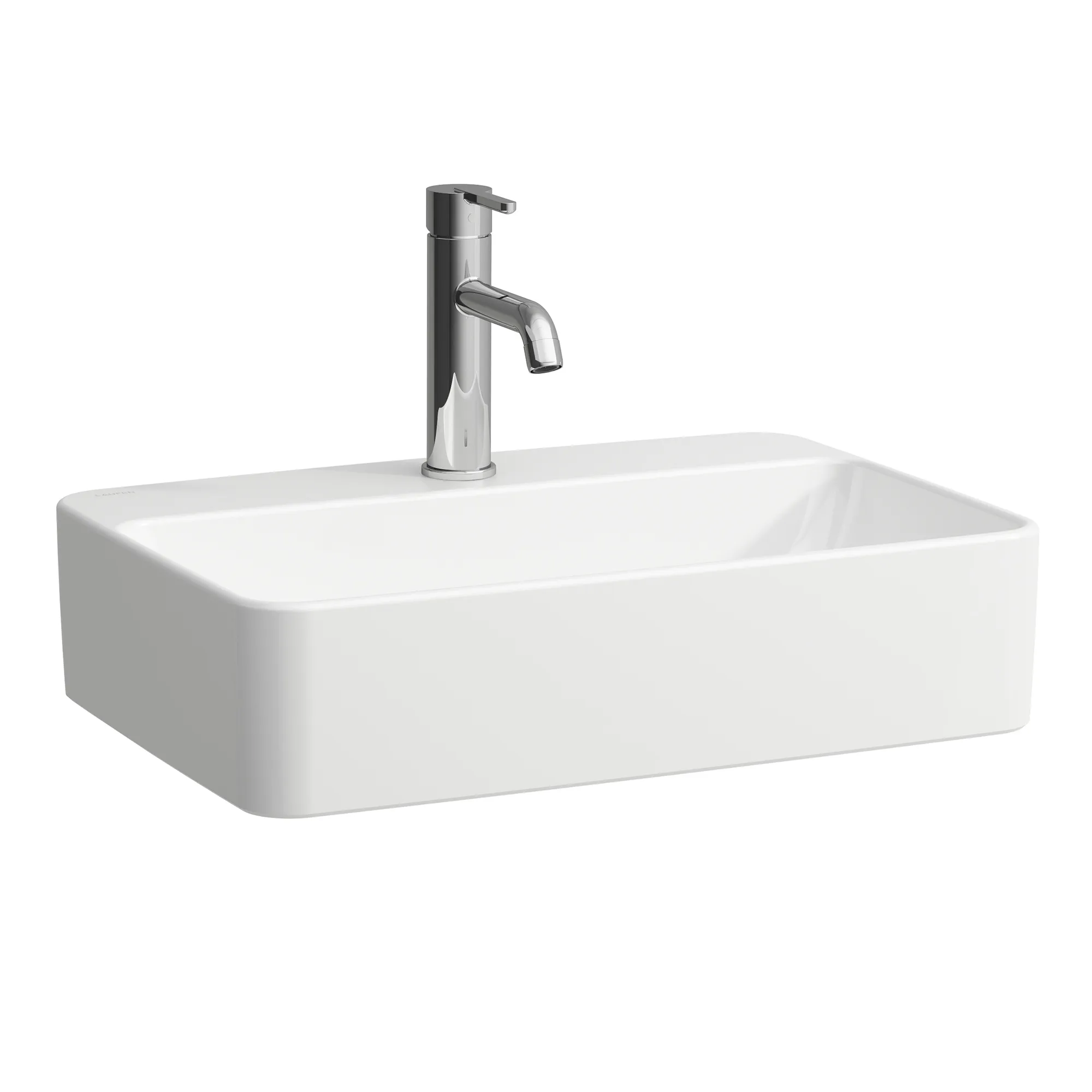 Waschtisch-Schale SAVOY 380x550x155 rechteckig mit Hahnlochbank mit Hahnloch mit Überlauf weiß Waschtisch-Schale SAVOY 380x550x155 rechteckig mit Hahnlochbank mit Hahnloch mit Überlauf weiß