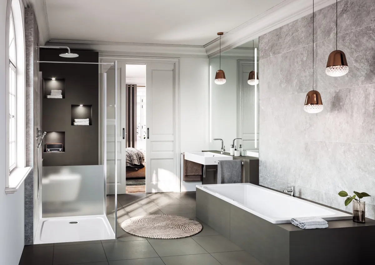 Kaldewei Badewanne „Cayono Duo“ rechteck 180 × 80 cm, ohne Grifflochbohrungen in alpinweiß Kaldewei Badewanne „Cayono Duo“ rechteck 180 × 80 cm, ohne Grifflochbohrungen in alpinweiß