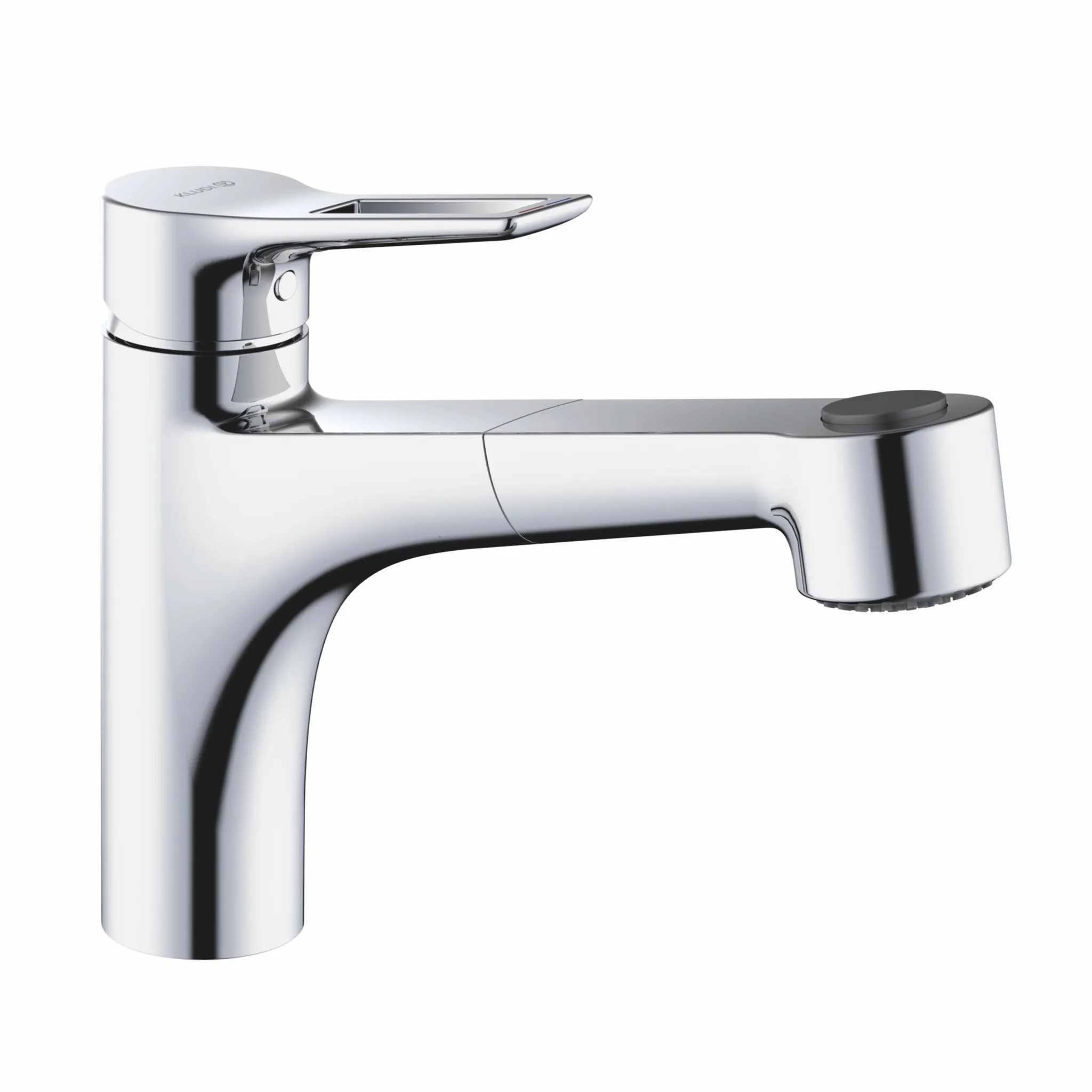Kludi MIX Spültisch-Armatur DN 15 ND, herausziehbare Brause mit Bügelhebel chrom, Einhebelmischer, für offene Heißwasserbereiter, 1-Loch-Montage, DVGW-zugelassen Kludi MIX Spültisch-Armatur DN 15 ND, herausziehbare Brause mit Bügelhebel chrom, Einhebelmischer, für offene Heißwasserbereiter, 1-Loch-Montage, DVGW-zugelassen