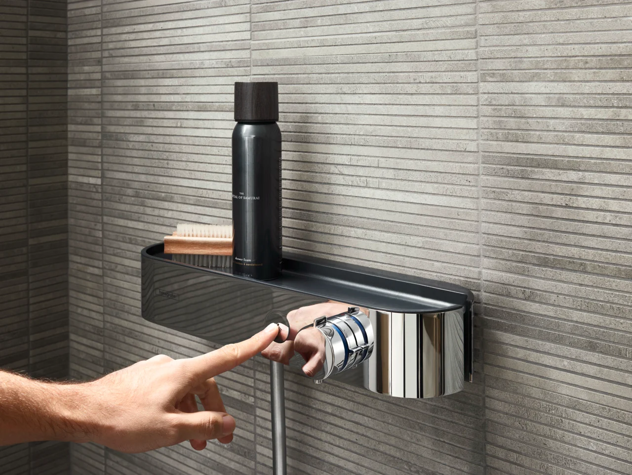 Hansgrohe ShowerTablet Select Brausethermostat 400 Aufputz, Chrom, DN15, max. Durchfluss 16,3 l/min, min./max. Betriebsdruck 1–10 bar