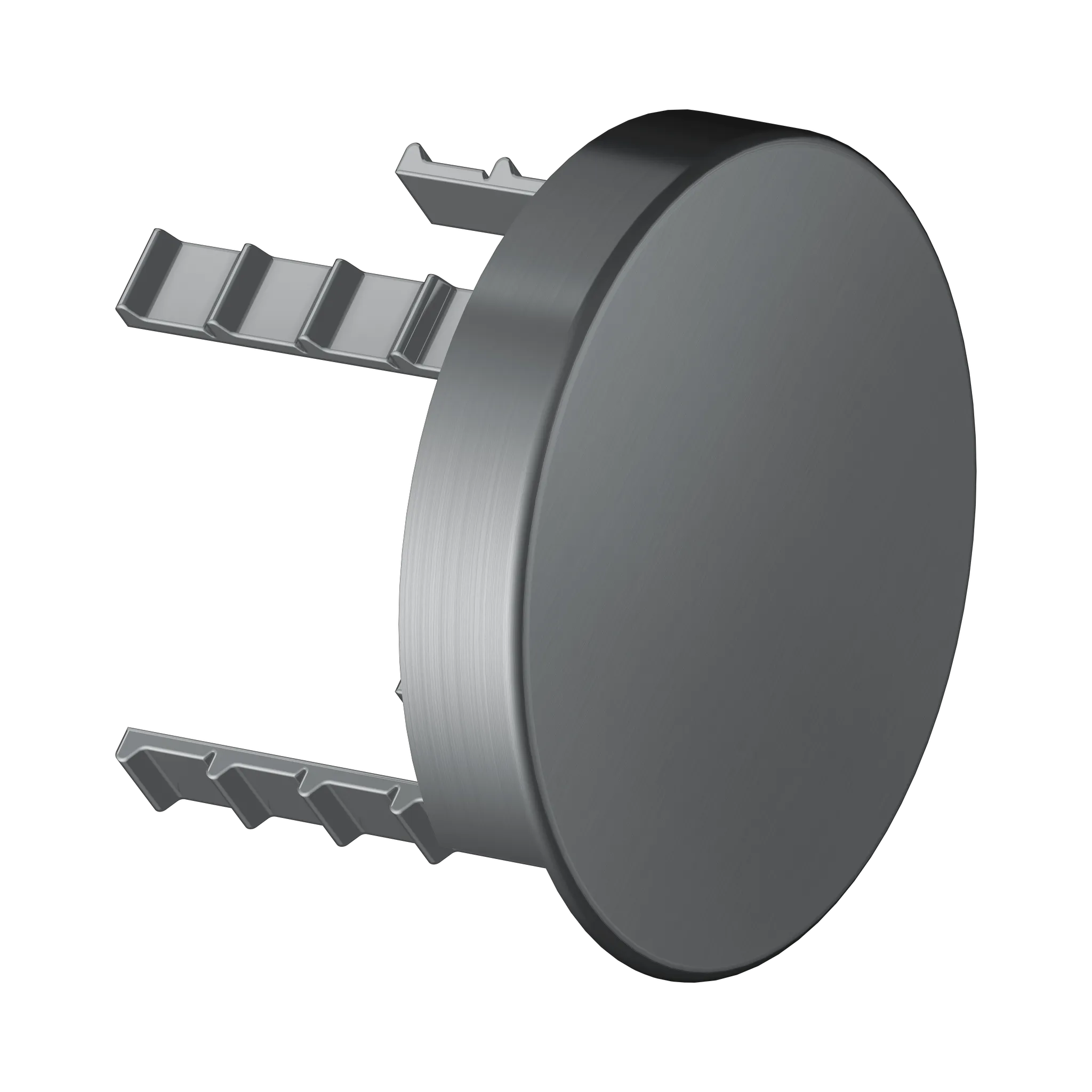KEUCO Armaturenzubehör Abdeckblende rund für Rohrunterbrecher D: 90 mm Schwarzchrom gebürstet