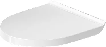 Duravit WC-Sitz Compact „No.1“ 36,9 × 43,3 × 4,2 cm in, Scharniere Edelstahl