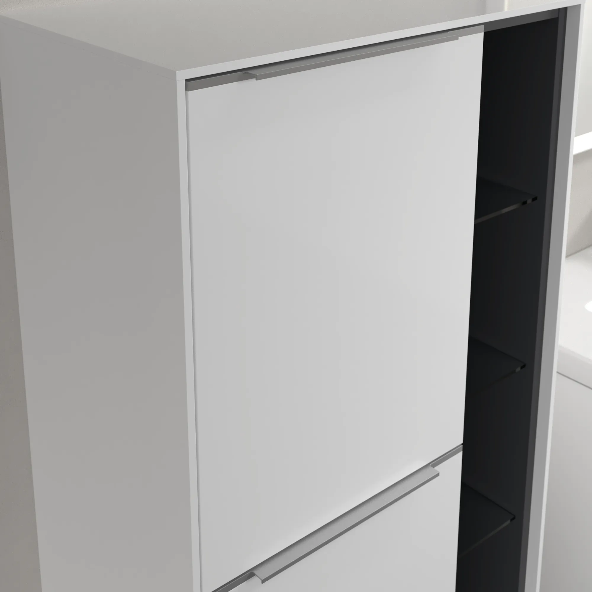 Villeroy & Boch Subway 3.0 Mittelschrank C59800, 574x1200x362mm, links Anschlag, Brilliant White