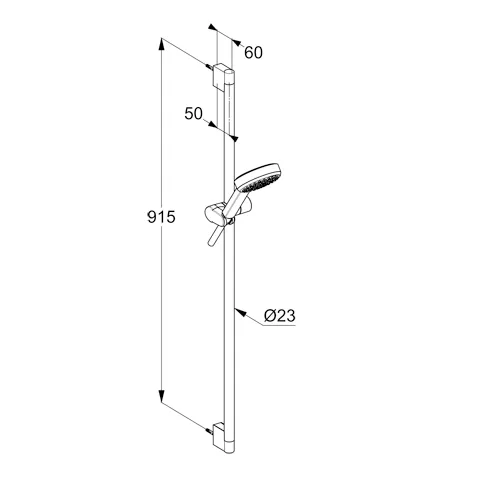 Kludi-DIVE Brause-Set Dive S 1S 900 MM chrom Kludi-DIVE Brause-Set Dive S 1S 900 MM chrom