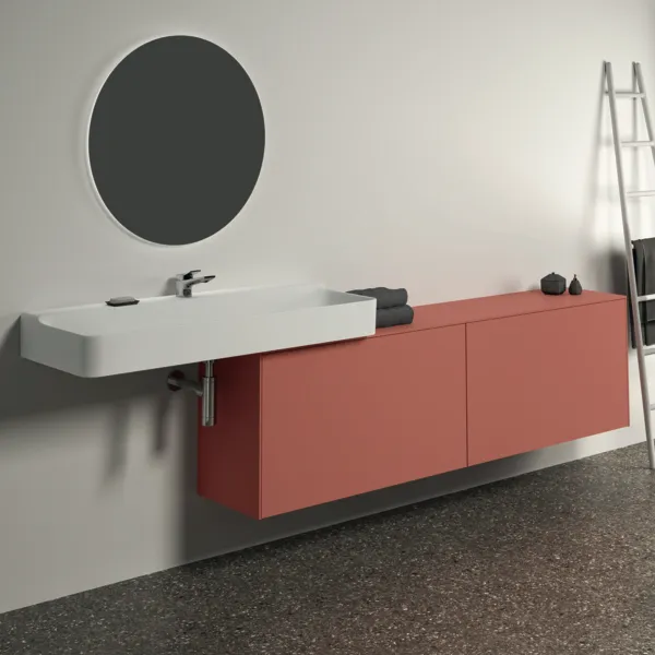 Ideal Standard Waschtischunterschrank Conca, 2 Auszüge, Sunset, 1987x373x550 mm