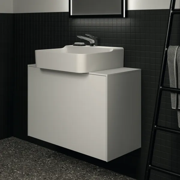 Ideal Standard Waschtischunterschrank „Conca“ 80,2 × 55 × 37,3 cm Weiß matt lackiert
