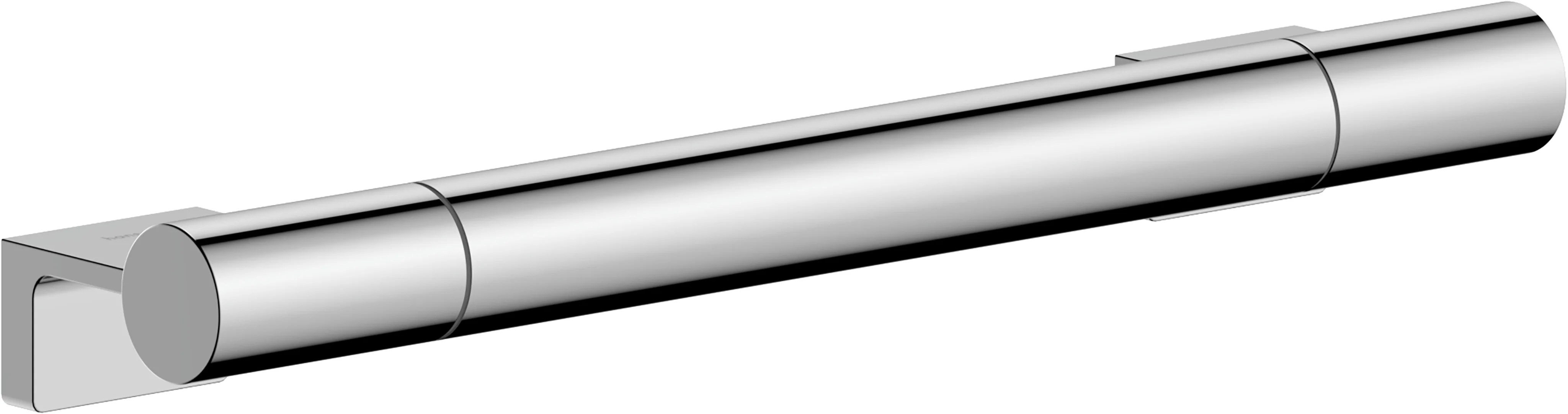 Hansgrohe AddStoris S Haltestange in Chrom, 340 mm Länge, verdeckte Befestigung, Wandmontage