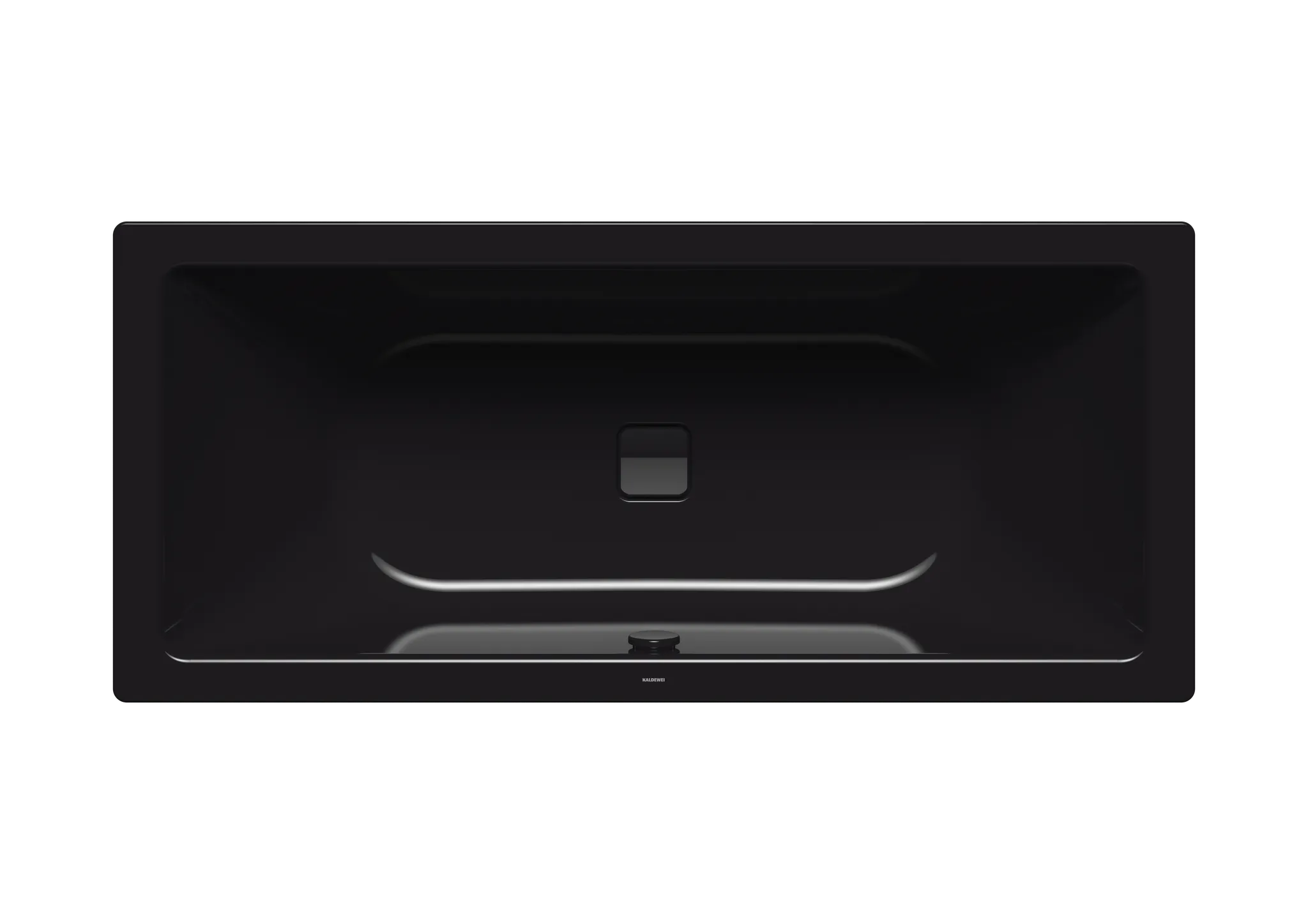 Kaldewei Badewanne „Conoduo“ rechteck 190 × 90 cm, ohne Grifflochbohrungen in schwarz