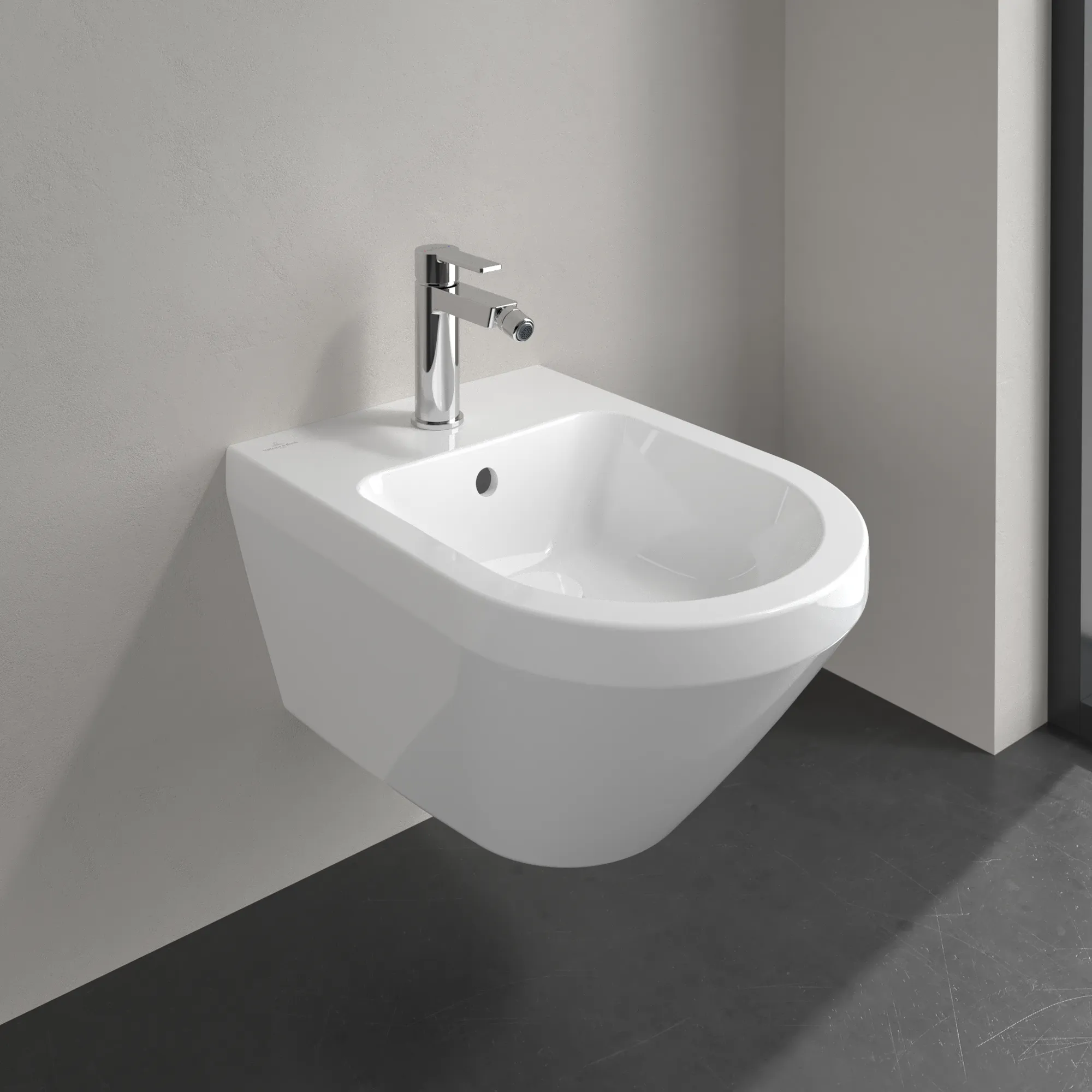 Villeroy & Boch Bidet „Architectura“, Befestigung verdeckt ⌀ mm in Weiß Alpin Villeroy & Boch Bidet „Architectura“, Befestigung verdeckt ⌀ mm in Weiß Alpin