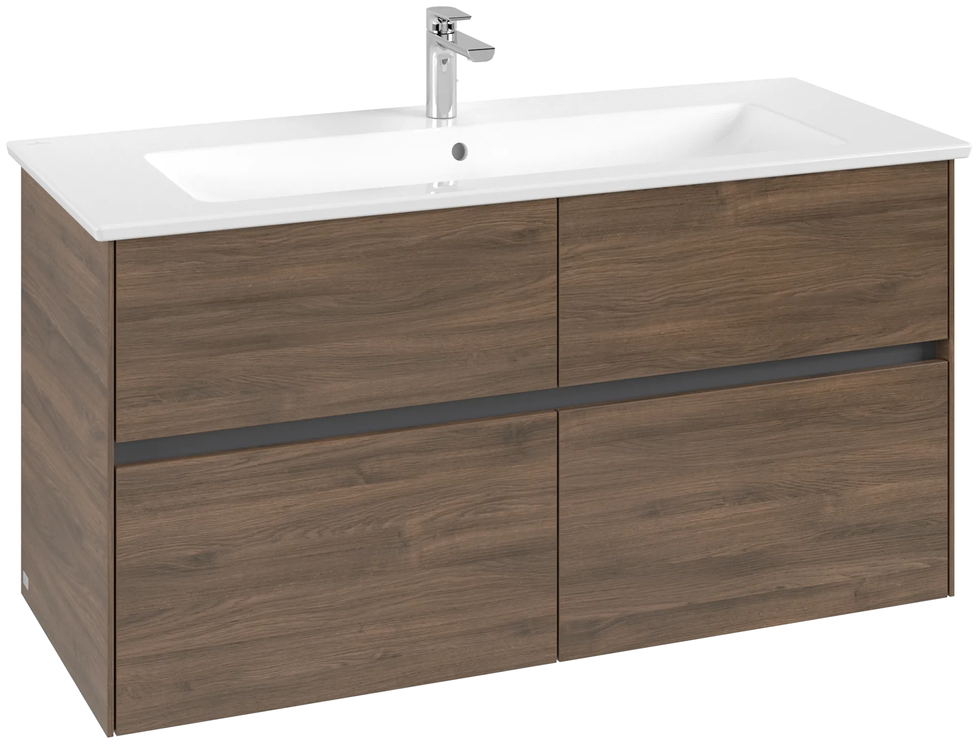 Villeroy & Boch Waschtischunterschrank „Collaro“ 1161 × 610 × 480 mm Arizona Oak, ohne Beleuchtung, für Becken mittig Villeroy & Boch Waschtischunterschrank „Collaro“ 1161 × 610 × 480 mm Arizona Oak, ohne Beleuchtung, für Becken mittig