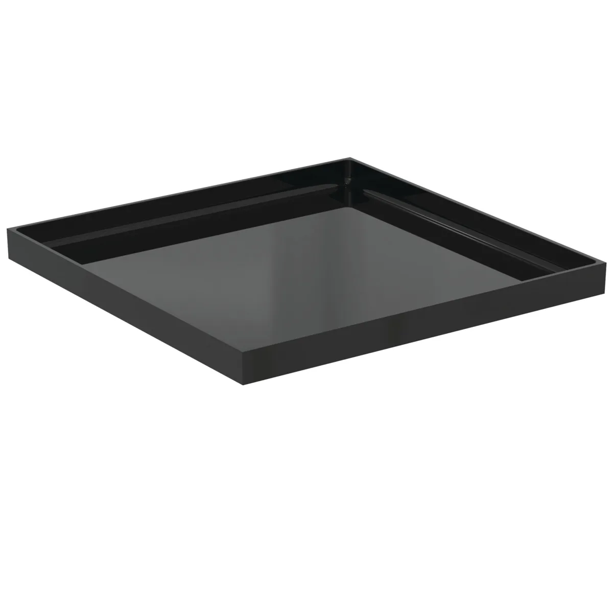 Waschbecken „Solos“ 33 × 33 × 3 cm in Schwarz Waschbecken „Solos“ 33 × 33 × 3 cm in Schwarz