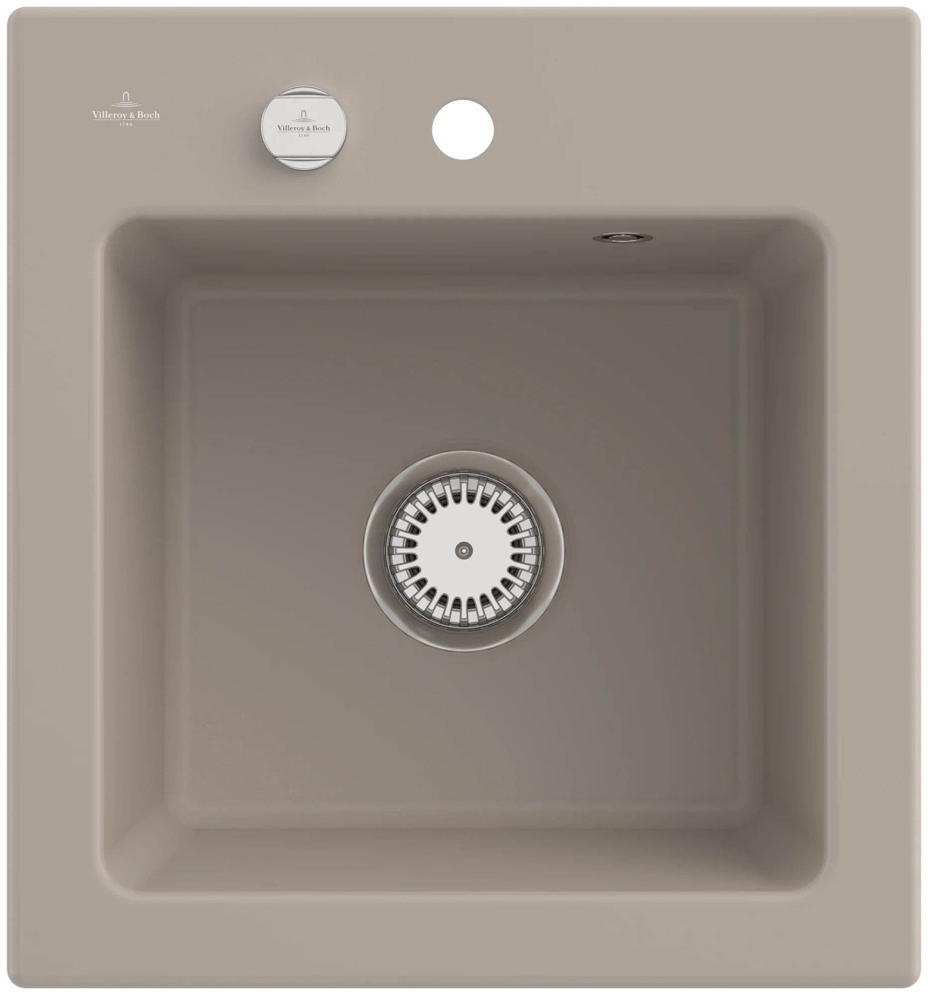 Villeroy & Boch Subway 45 XS Einbauspüle 475x510mm, Keramik, Almond CeramicPlus