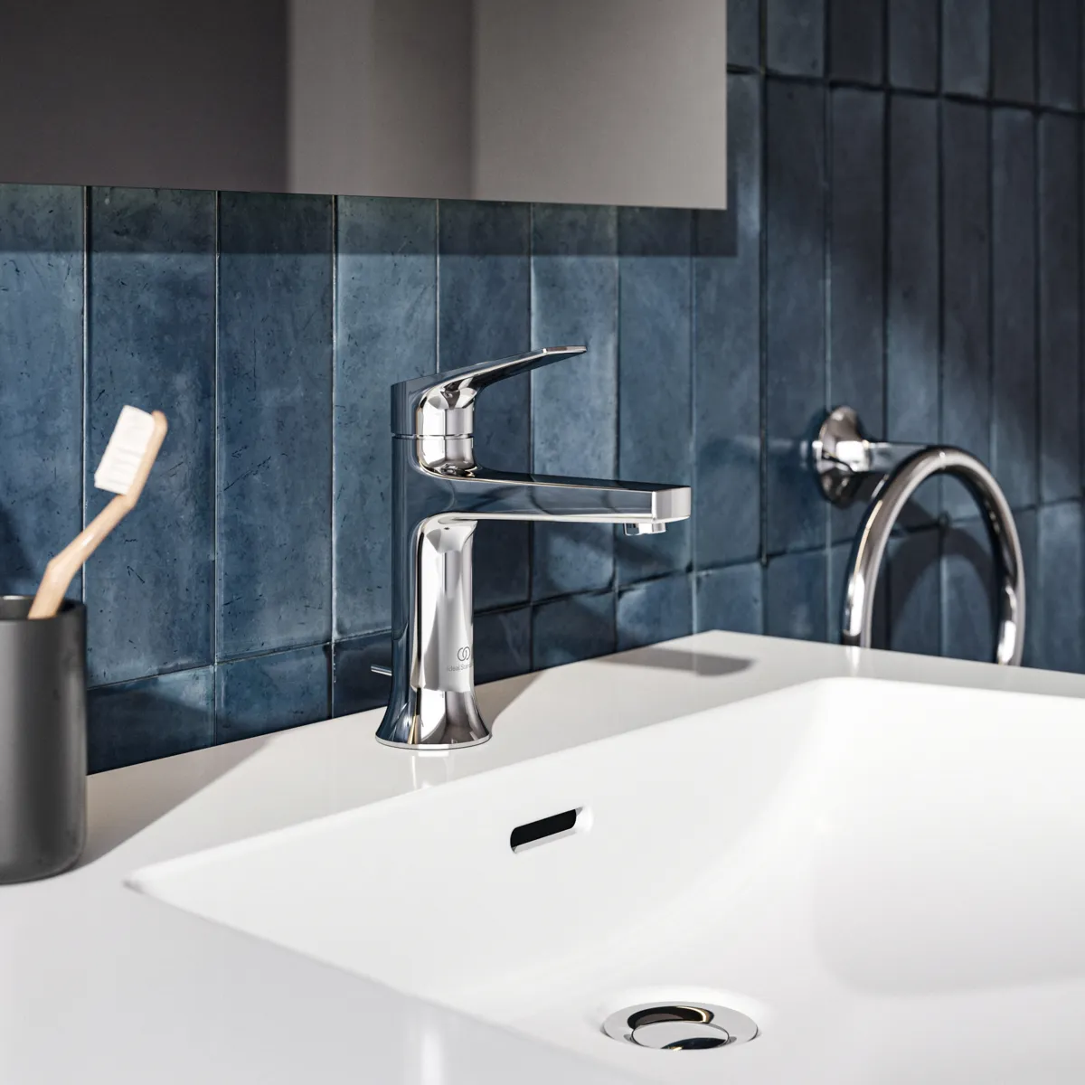 Waschtischarmatur Grande La Dolce Vita mit Ablaufgarnitur Brushed Gold