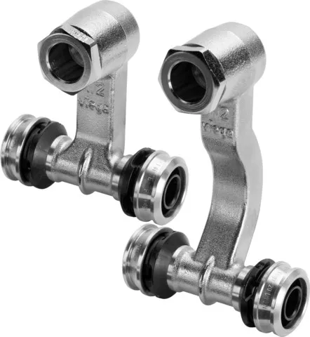 Viega „Raxofix“ Sockelleisten- Heizkörperanschlussstück 20 mm × 1/2″ Viega „Raxofix“ Sockelleisten- Heizkörperanschlussstück 20 mm × 1/2″