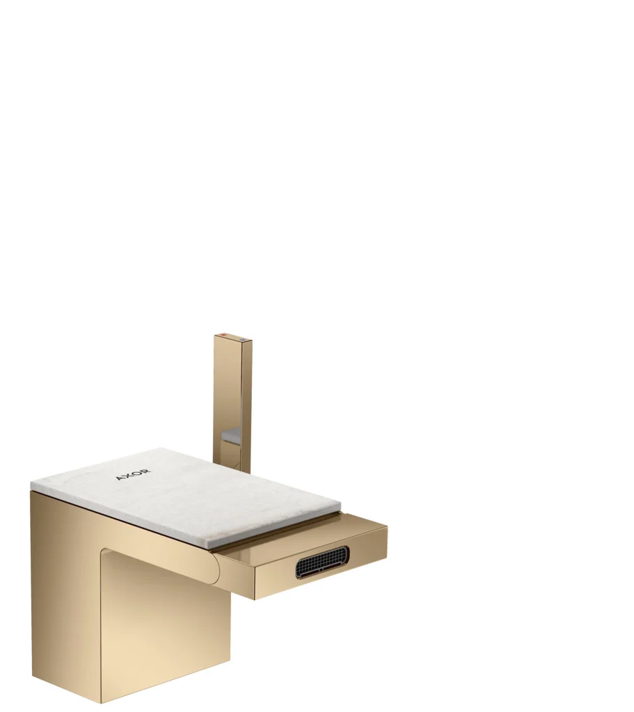 Hansgrohe AXOR MyEdition Platte 117 mm Marmor Lasa Covelano Vena Oro abnehmbar Hansgrohe AXOR MyEdition Platte 117 mm Marmor Lasa Covelano Vena Oro abnehmbar
