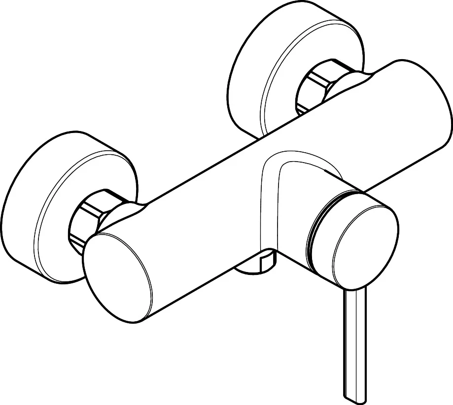 Hansgrohe Zesis S Einhebel-Brausemischer Aufputz, Chrom, Stichmaß 150 ± 12 mm, max. Durchflussmenge 12 l/min bei 3 bar, Keramikmischsystem, einstellbare Temperaturbegrenzung, Rückflussverhinderer, Schalldämpfer, Anschluss DN15, Betriebsdruck 1–10 bar Hansgrohe Zesis S Einhebel-Brausemischer Aufputz, Chrom, Stichmaß 150 ± 12 mm, max. Durchflussmenge 12 l/min bei 3 bar, Keramikmischsystem, einstellbare Temperaturbegrenzung, Rückflussverhinderer, Schalldämpfer, Anschluss DN15, Betriebsdruck 1–10 bar