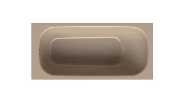 Bette BetteClassic Badewanne Rechteck 1600x750x450 mm Greige glasierter Titan-Stahl Einbau Unterbau 1-Sitzer Bade-Duschkombination