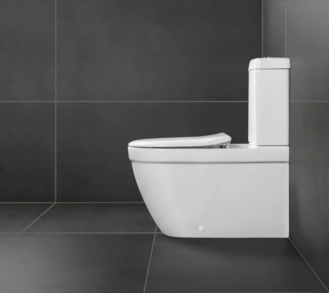 Villeroy & Boch Architectura 5690R0 Tiefspül-WC spülrandlos, oval, bodenstehend, Abgang waagerecht