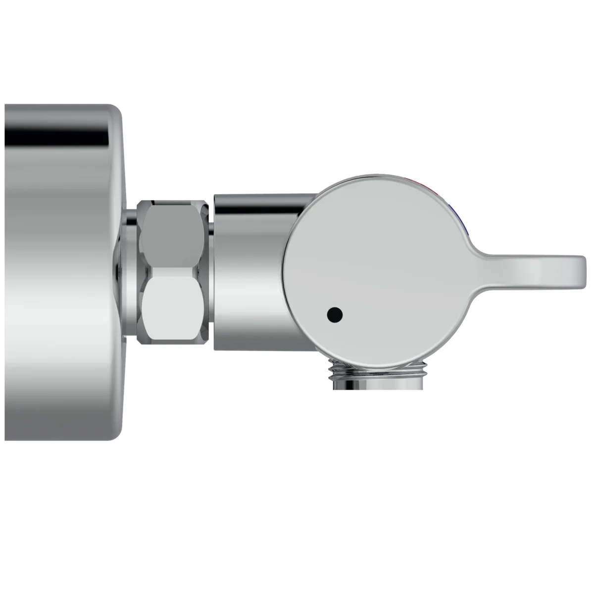 Ideal Standard Ceraplus Safe Brausethermostat Chrom - Thermische Desinfektion, Verbrüchschutz