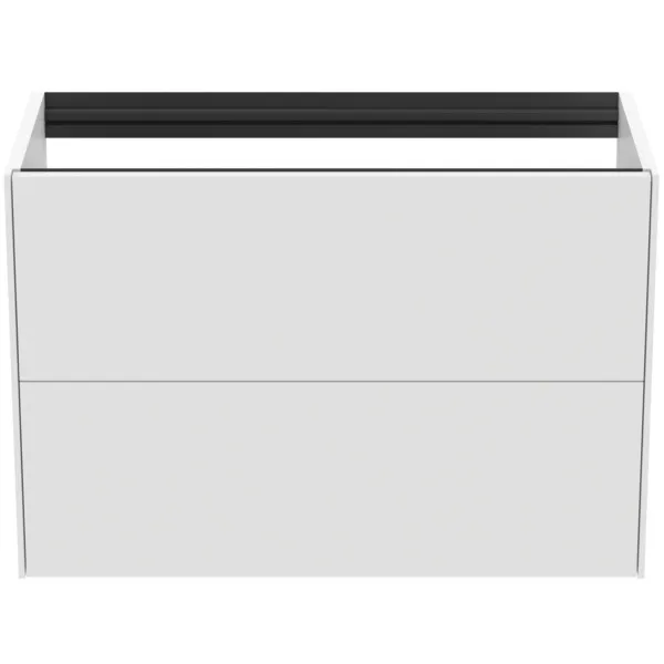 Ideal Standard Waschtischunterschrank Conca, 2 Auszüge, ohne Platte, 800x373x540mm, Weiß