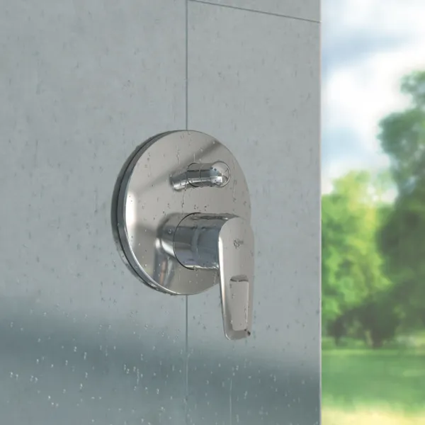 Badearmatur Unterputz Ceramix Blue, Bausatz 2, Rosettendurchmesser 163mm, Chrom Badearmatur Unterputz Ceramix Blue, Bausatz 2, Rosettendurchmesser 163mm, Chrom