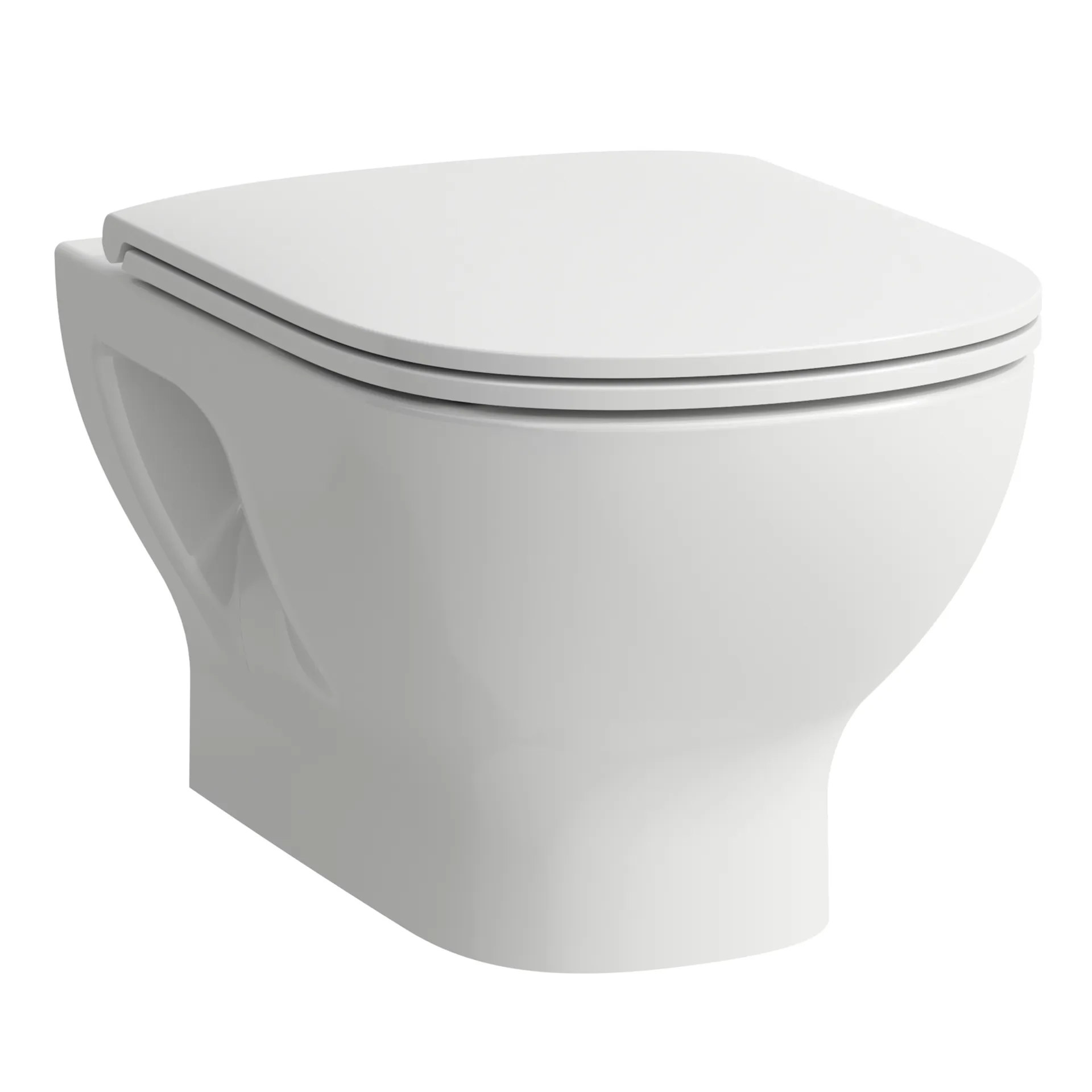 Laufen Wand-Tiefspül-WC „Lua“ 360 × 345 × 520 mm in Weiß, ohne Spülrand