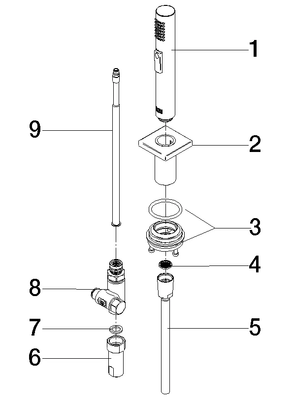 Dornbracht Spülbrausegarnitur SERIENNEUTRAL Chrom Dornbracht Spülbrausegarnitur SERIENNEUTRAL Chrom