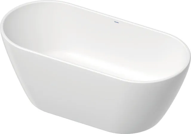 Duravit Badewanne „D-Neo“ freistehend oval 160 × 75 cm, Mittelablauf ohne Überlauf