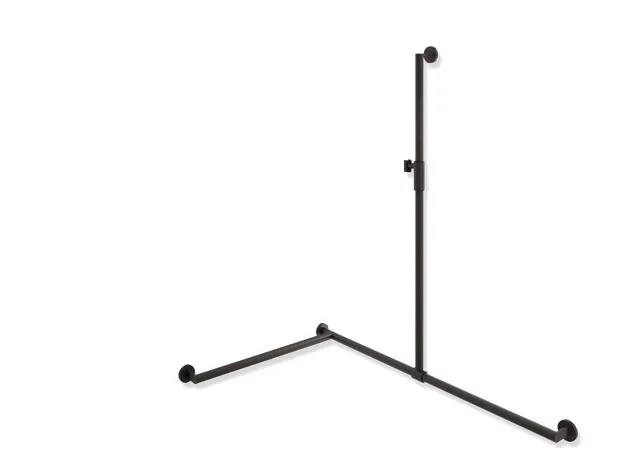 HEWI Duschhandlauf System 900, links, Edelstahl, pulverbeschichtet, ER