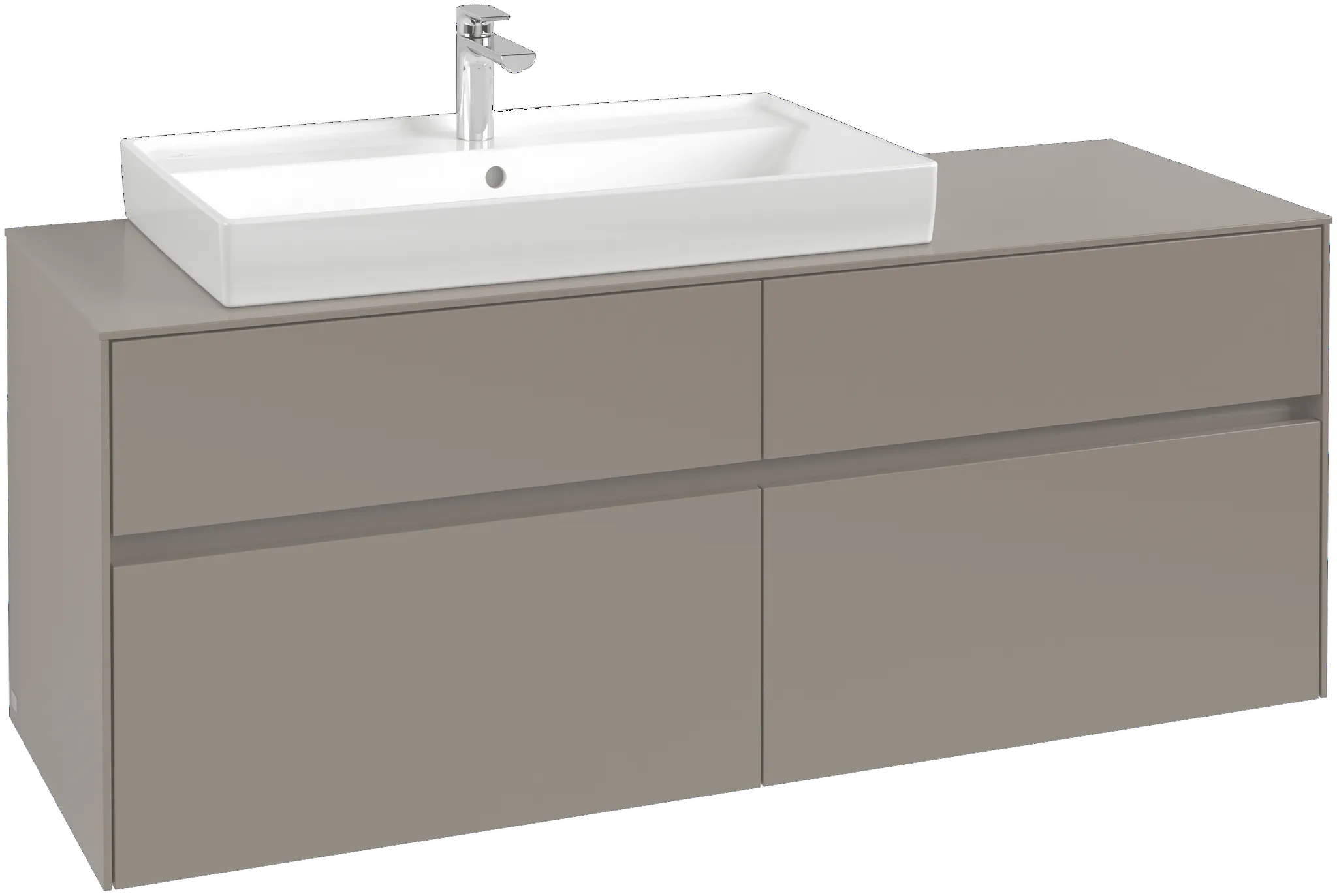 Villeroy & Boch Waschtischunterschrank „Collaro“ 1400 × 548 × 500 mm Arizona Oak, mit Beleuchtung, für Becken links Villeroy & Boch Waschtischunterschrank „Collaro“ 1400 × 548 × 500 mm Arizona Oak, mit Beleuchtung, für Becken links