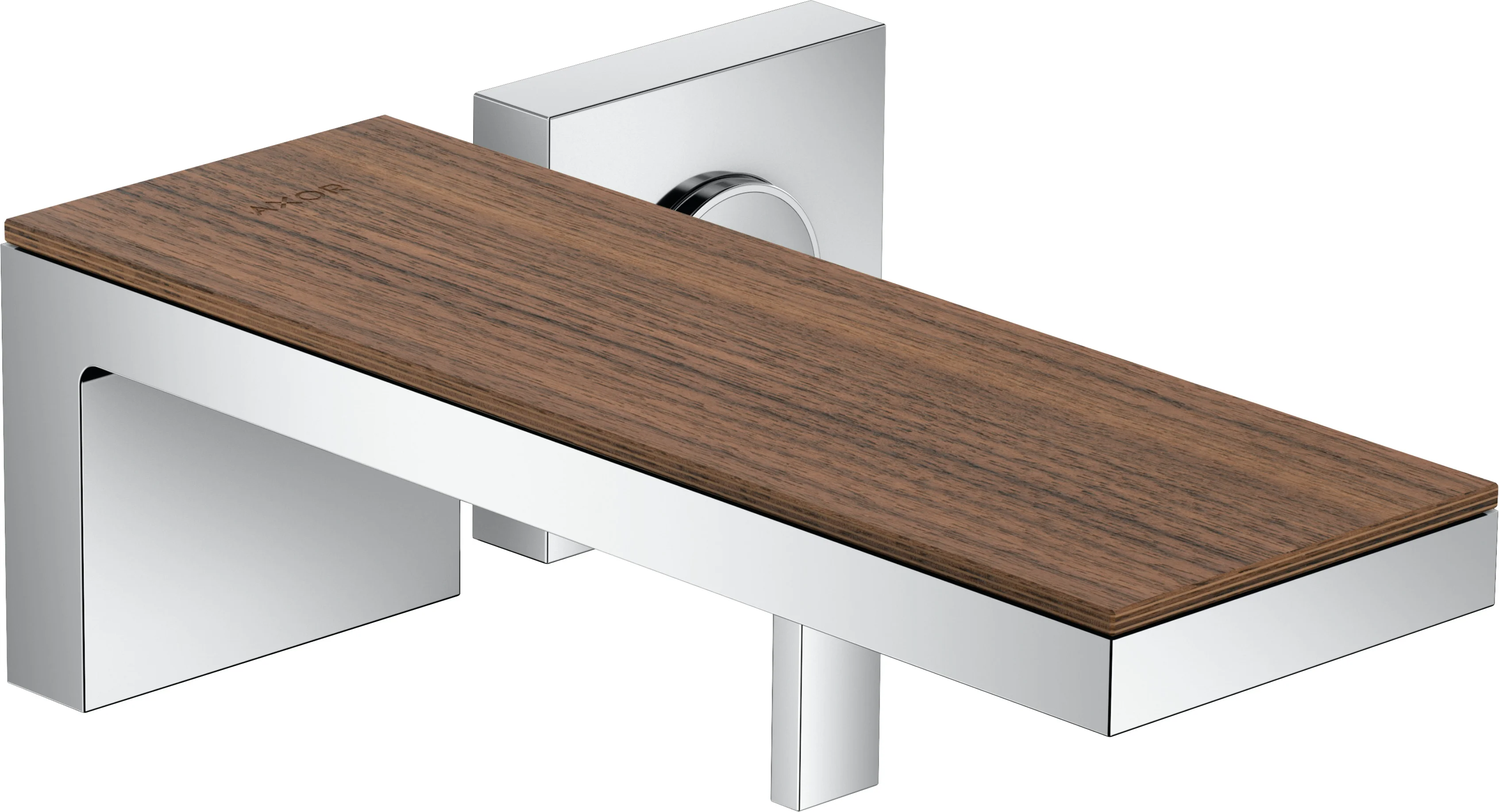 Hansgrohe AXOR MyEdition Platte 245 mm, Amerikanischer Nussbaum, abnehmbar Hansgrohe AXOR MyEdition Platte 245 mm, Amerikanischer Nussbaum, abnehmbar