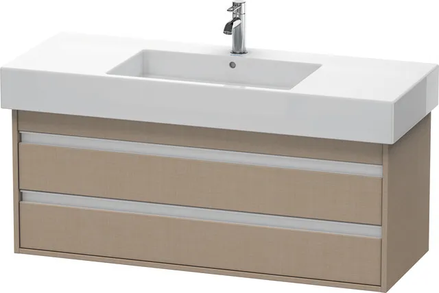 Duravit Waschtischunterschrank wandhängend „Ketho“ 120 × 48 × 45,5 cm Leinen Duravit Waschtischunterschrank wandhängend „Ketho“ 120 × 48 × 45,5 cm Leinen