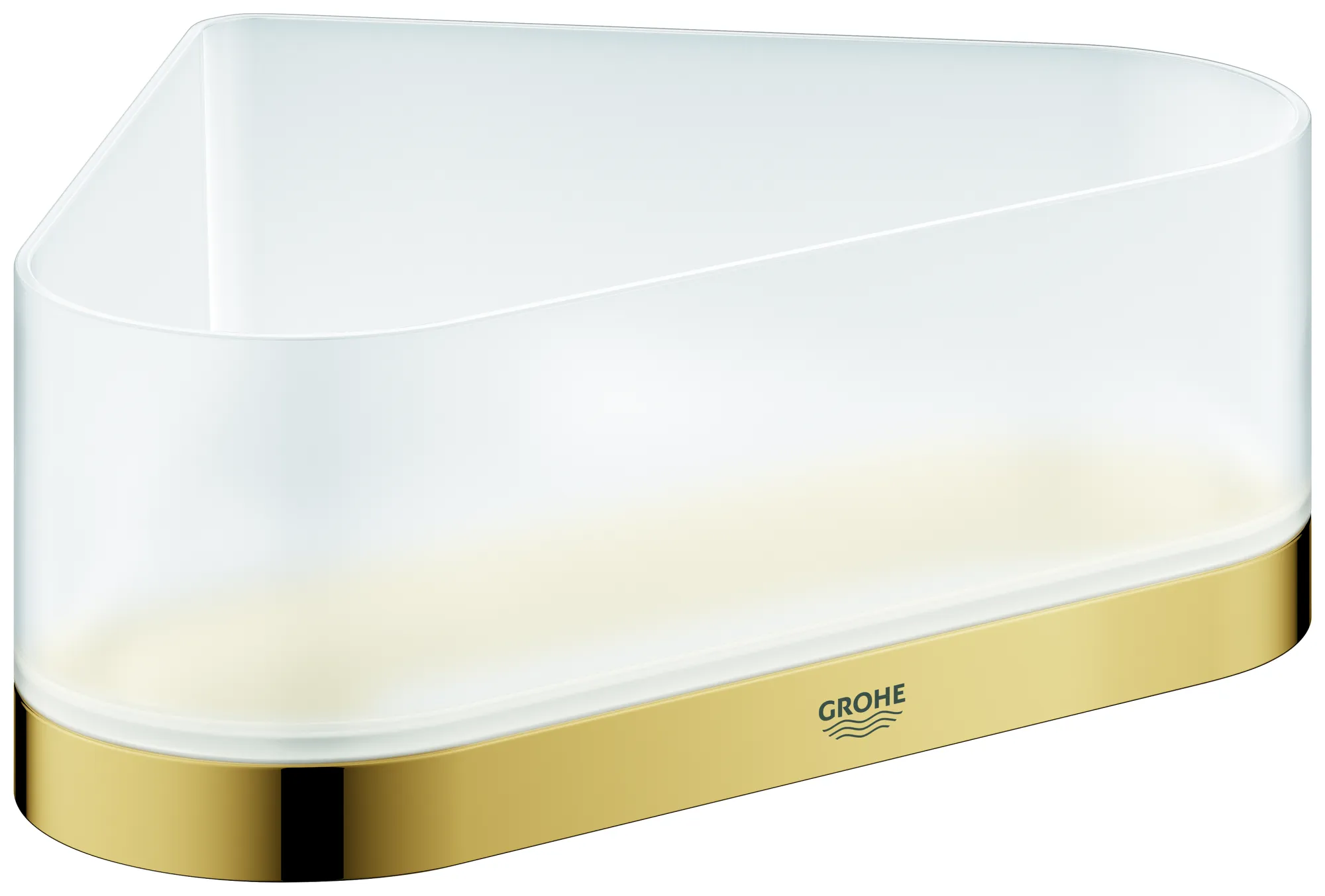 Eck-Duschablage Selection 41038, mit Halterung, Metall / Kunststoff