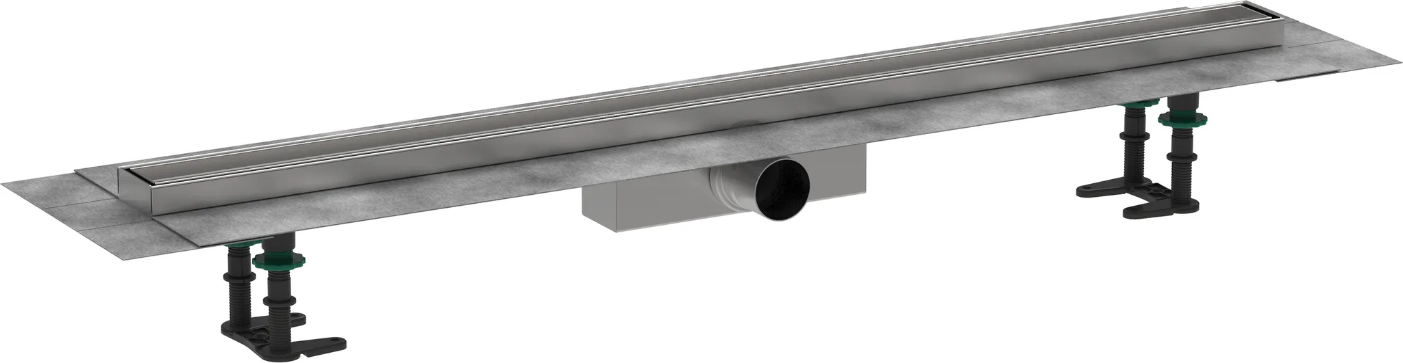 RainDrain Compact Komplettset Duschrinne 1000 befliesbar für Standardinstallation k.a.