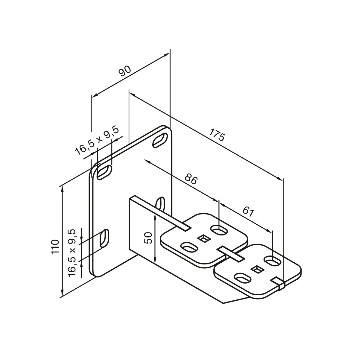 Zubehör Wandkonsole WMORV-S3, Sonder-Lack