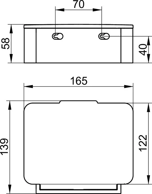 Plan 14967010001 Feuchtpapierbox verchromt