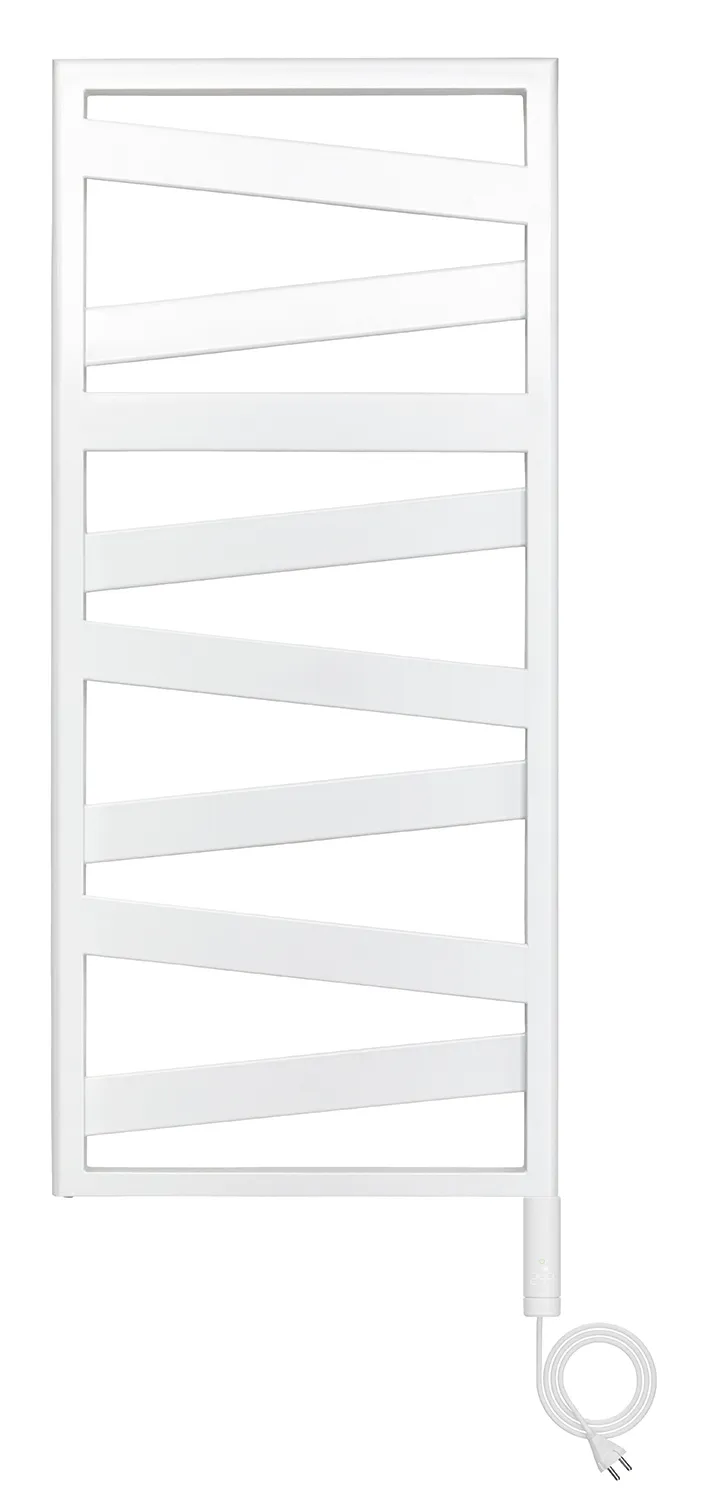 Zehnder Design-Handtuchwärmer „Ribbon“ 60 × 166,1 cm in Light Grey