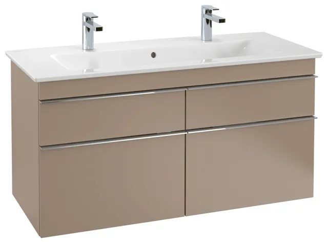 Villeroy & Boch Wandwaschtisch „Venticello“ 1200 × 500 × 175 mm, für Becken mittig, Hahnlochposition links und rechts, mit Hahnlochbohrung in Weiß Alpin Villeroy & Boch Wandwaschtisch „Venticello“ 1200 × 500 × 175 mm, für Becken mittig, Hahnlochposition links und rechts, mit Hahnlochbohrung in Weiß Alpin