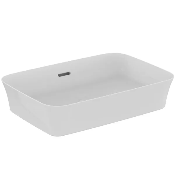 Waschbecken „Ipalyss“ 55 × 38 × 14,5 cm in Weiß Waschbecken „Ipalyss“ 55 × 38 × 14,5 cm in Weiß