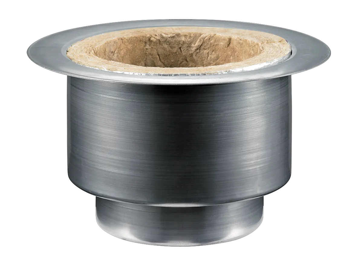 Brandschutzelement 9 Stahltrapez, DN 90/DN 100