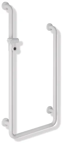 HEWI Duschhandlauf U-Form Serie 801, anthrazitgrau HEWI Duschhandlauf U-Form Serie 801, anthrazitgrau